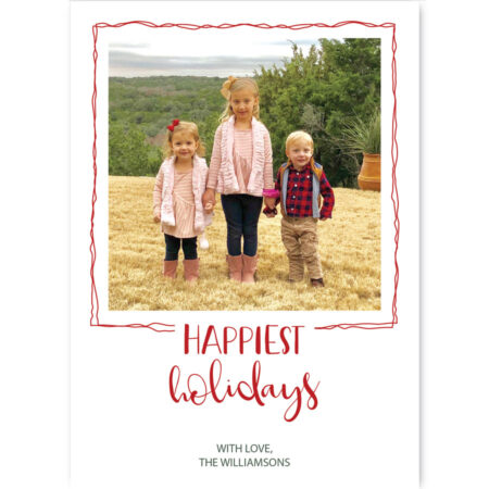 Framed Happiest Holidays