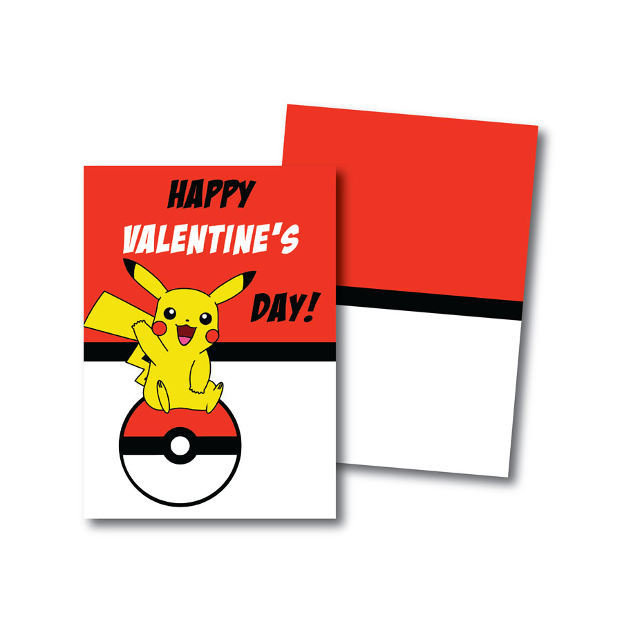 Printable Pokemon Valentines Cards Simply Noted