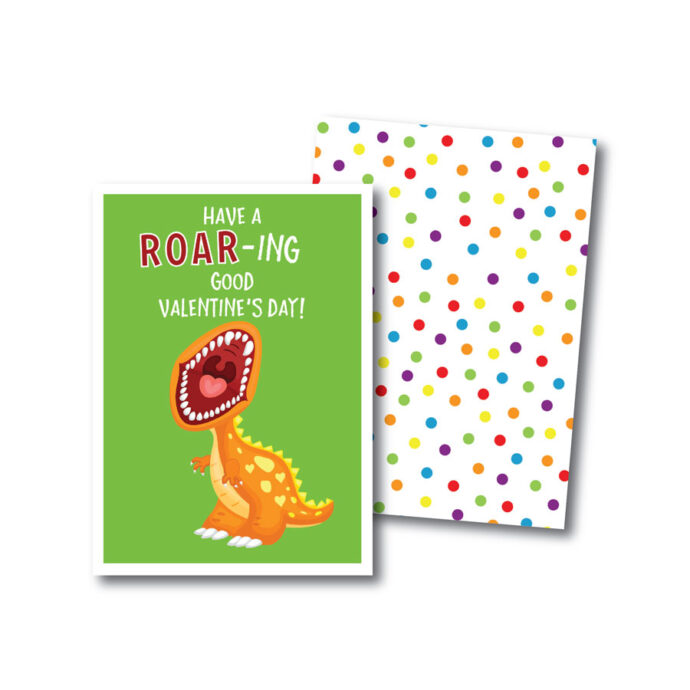 Printable Dinosaur Valentines Cards | Simply-Noted.com