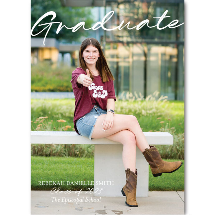 Honored Graduate Graduation Announcement | Simply Noted