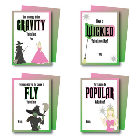 Printable Wicked Valentines Cards